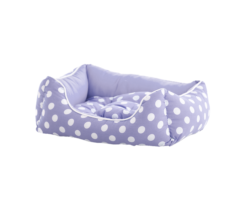 Polka Print Cat Bed