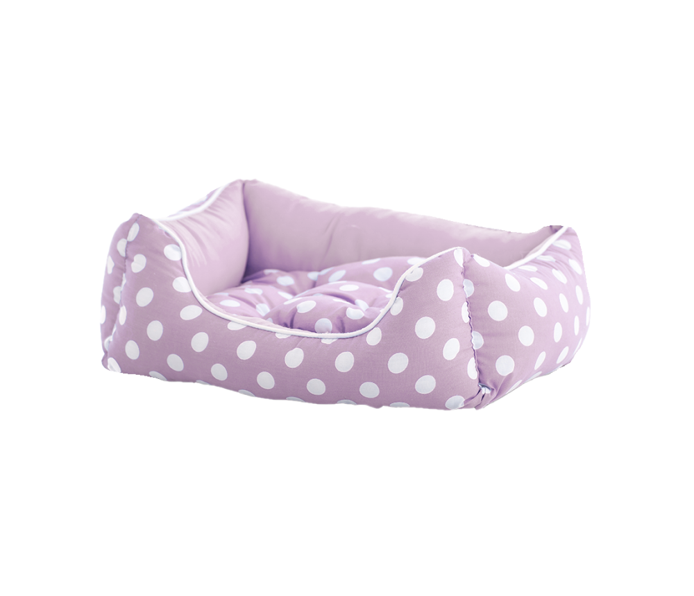 Polka Print Cat Bed