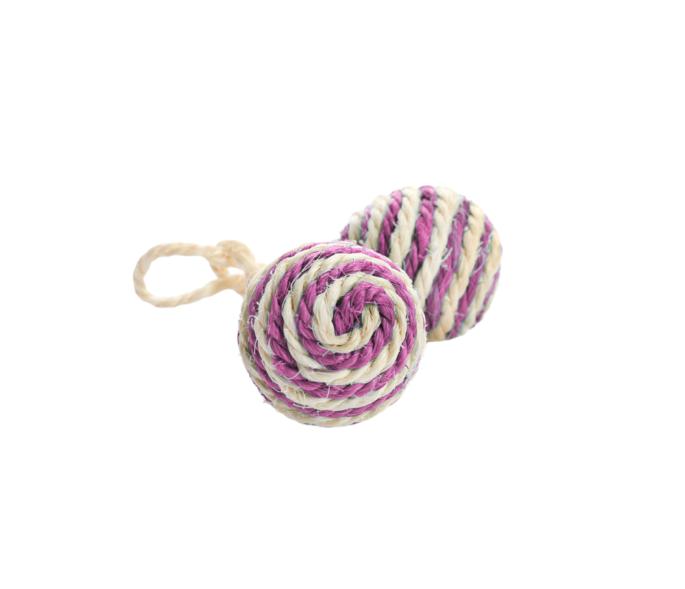 Striped Ball Scratch Toy